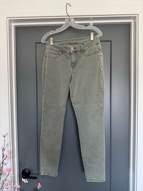 Maurices Moss Green Straight Leg Jeans